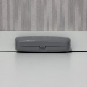 Estojo Receituário Injetado M7 Cinza Gravado Silk