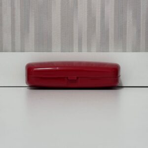 Estojo Receituário Injetado M7 Vermelho Gravado Silk